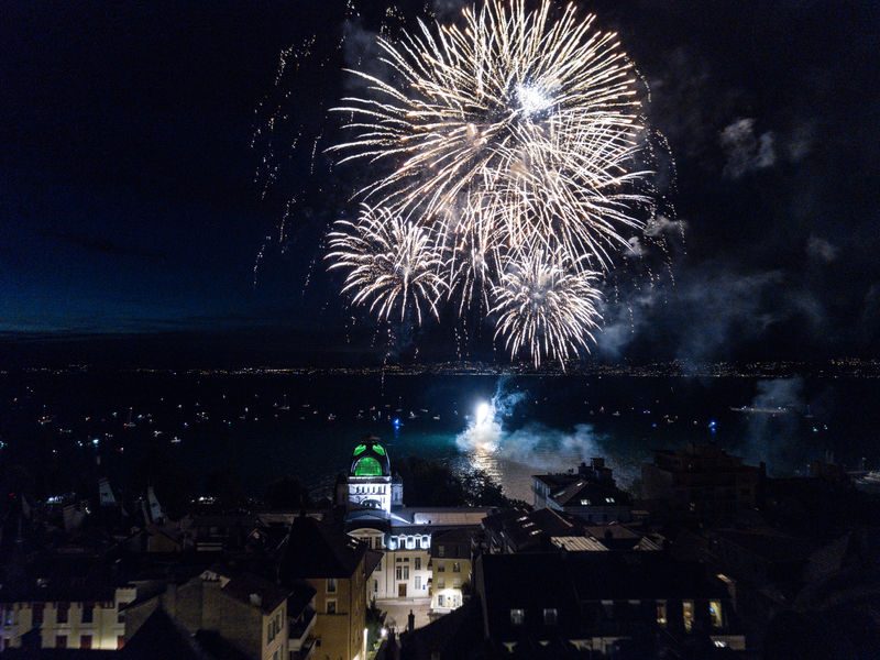 © Feux d'artifice du 14 juillet - Ville d'Evian
