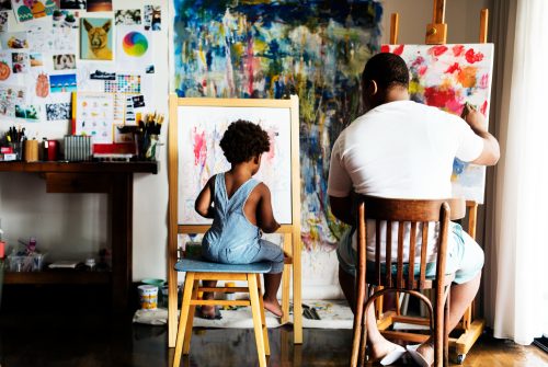 Atelier de peinture pour enfant