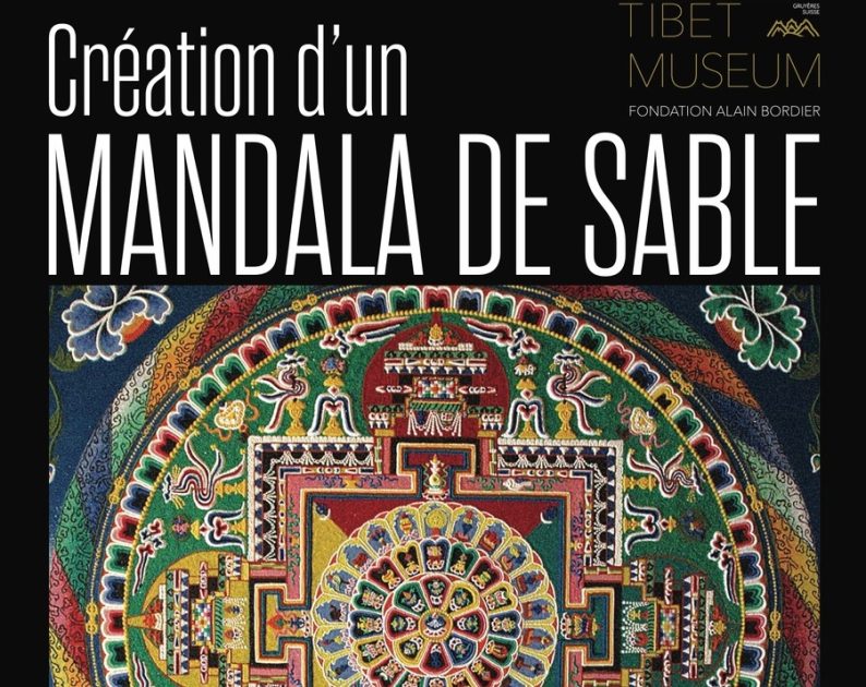 © Création d'un mandala de sable - Tibet Museum