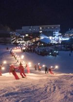 Descente aux flambeaux & feu d'artifice