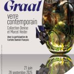 Exposition " Graal", Verre contemporain. Collection Denise et Marcel Heider._Évian-les-Bains