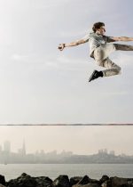 Spectacle slackline acrobatique