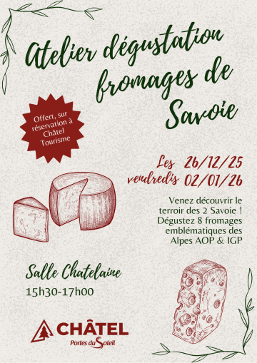 © Atelier dégustation des fromages de Savoie_Châtel - Châtel Tourisme