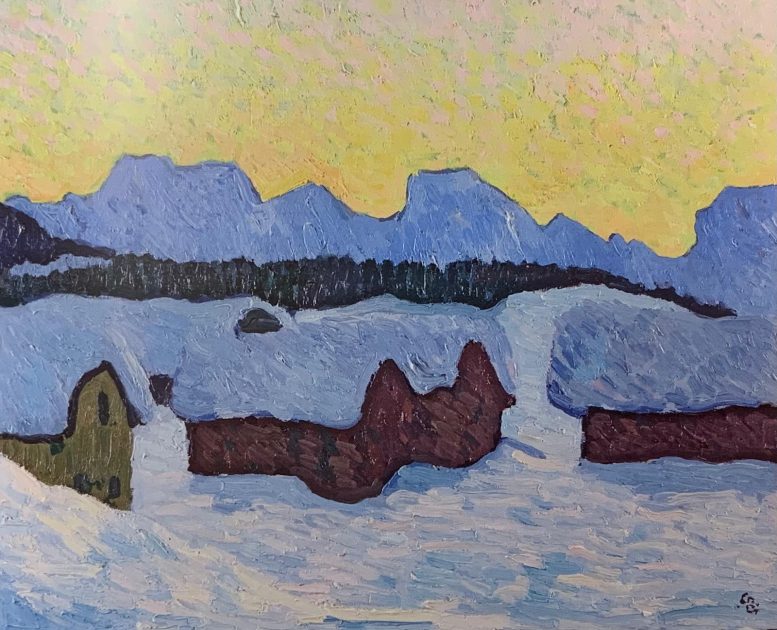 © Exposition "Modernités suisses : l'héritage de Hodler"_Évian-les-Bains - Collection Fondation Giacometti, Paris. © Succession Alberto Giacometti (Fondation Giacometti, Paris & ADAGP, Paris), 2021