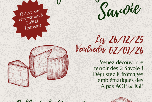 Atelier dégustation des fromages de Savoie