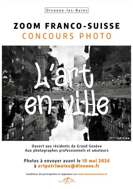 © Concours ZOOM franco-suisse, 7e édition - "L'Art en Ville" - Mairie de Divonne-les-Bains