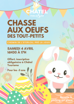 Chasse aux œufs des tout-petits (- de 5 ans)