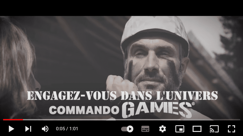 Engagez-vous dans l'univers des Commando Games du Fort des Rousses comme à l'époque du fort militaire.