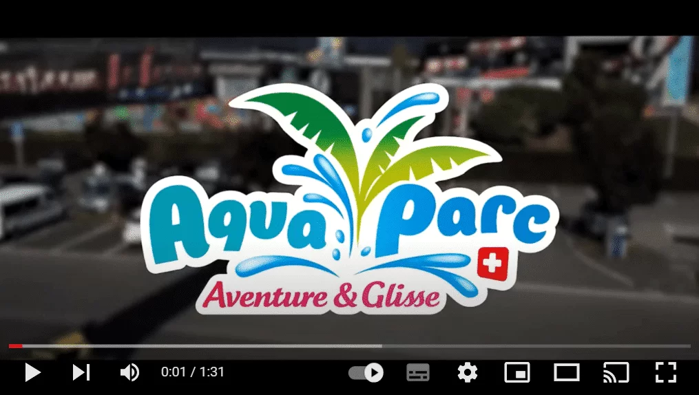 L'Aquaparc, parc aquatique au bord du lac Léman, pour un maximum d'aventure et de glisse dans les toboggans toute l'année en famille.